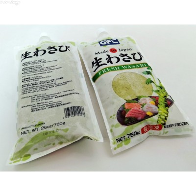 M115 日本GFC冷凍生磨青芥辣(即冷凍生葵醬，750g/包)網購原價HK$110.00/包，會員價HK$99.00/包(試食價HK$85.00/包)